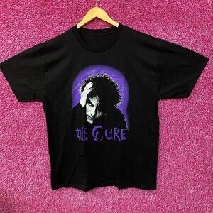 The Cure- Face Logo Robert Smith Graphic Design T-Shirt 2XL